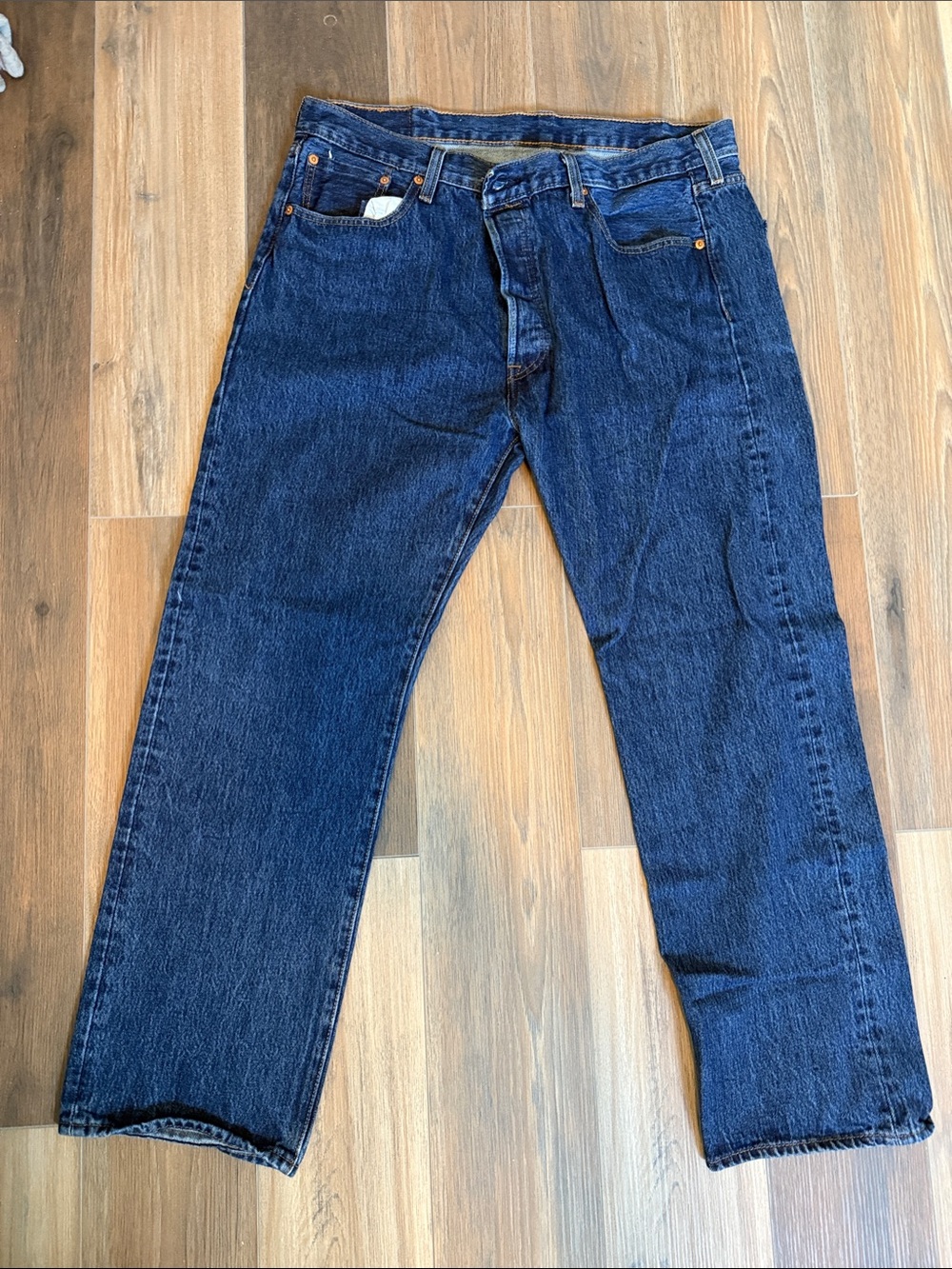 Levi's Dark Blue Straight-Leg Jeans